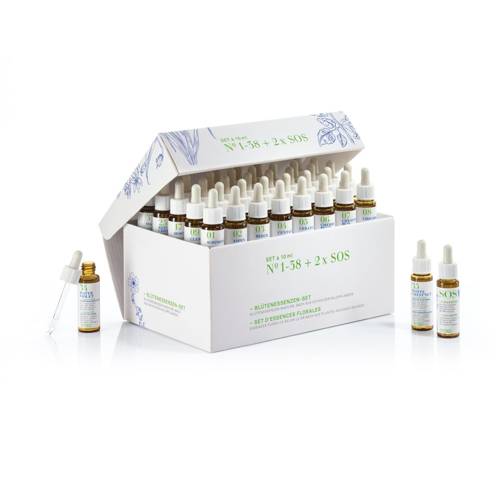 PHYTOMED Ess flor Bach set 1-38 + 2 SOS 10ml