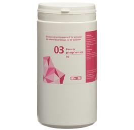 PHYTOMED SCHÜSSLER No3 ferrum phos cpr 6 D 1 kg