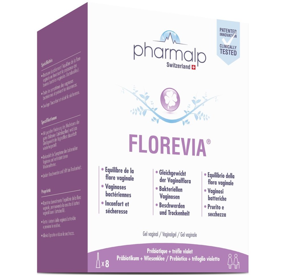 PHARMALP FLOREVIA gel 8 tb 5 g PHARMALP FLOREVIA gel 8 tb 5 g