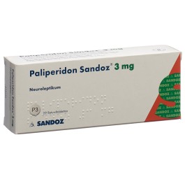 PALIPERIDONE Sandoz cpr ret 3 mg 28 pce