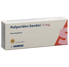 PALIPERIDONE Sandoz cpr ret 6 mg 28 pce