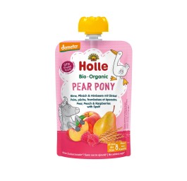 HOLLE Pear Pony pouchy poire pêch framb épea 100 g