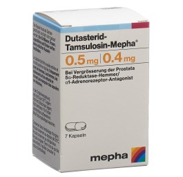 DUTASTERID Tamsulosin Mepha caps 0.5/0.4mg 7 pce