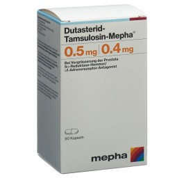 DUTASTERID Tamsulosin Mepha caps 0.5/0.4mg 90 pce