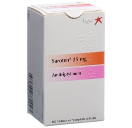 SAROTEN cpr pell 25 mg bte 100 pce