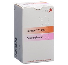 SAROTEN cpr pell 25 mg bte 50 pce