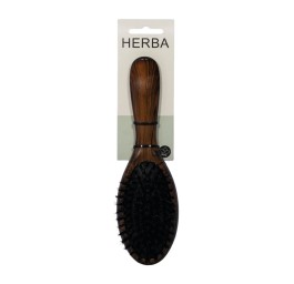HERBA brosse huilé poils sangl/nyl ovale bois hêt