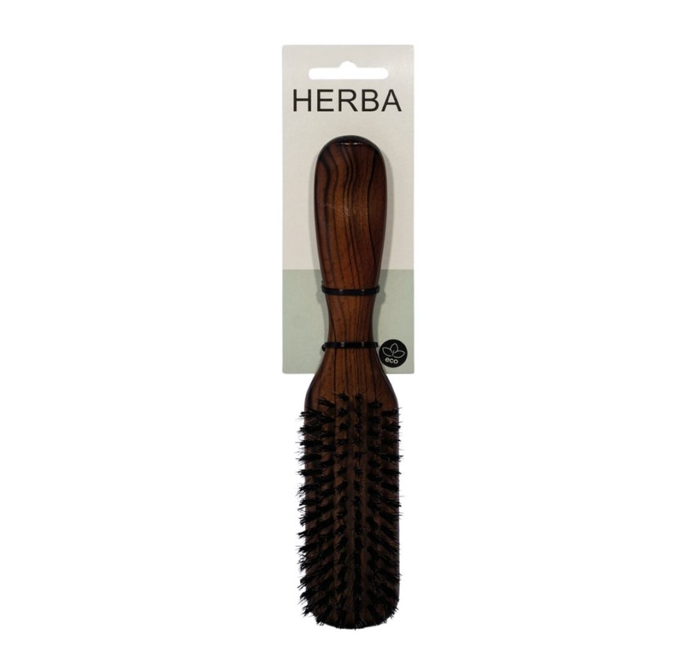 HERBA brosse huilé poils sangl/nyl long bois hêt