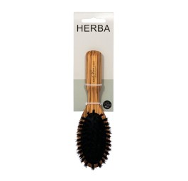 HERBA brosse bois olive poils sangl pneumat peti