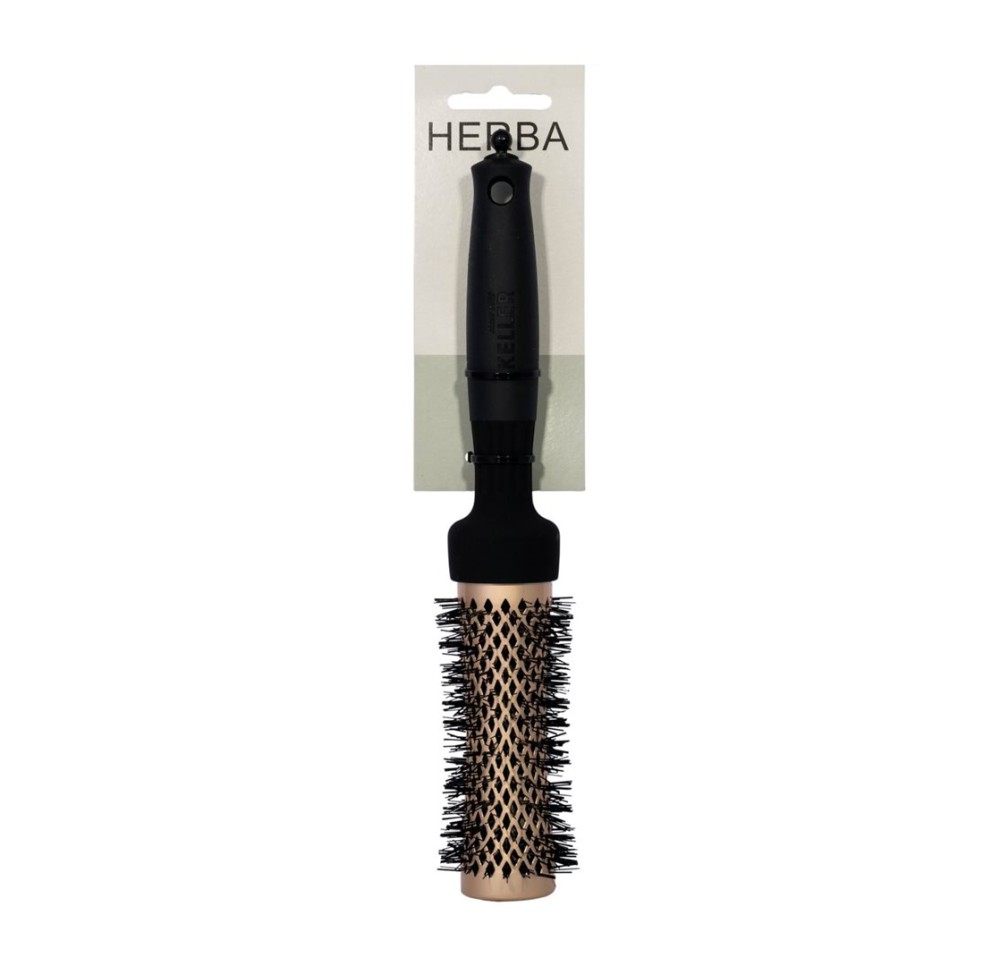 HERBA brosse ronde Ø33/46mm céramique et tourmali