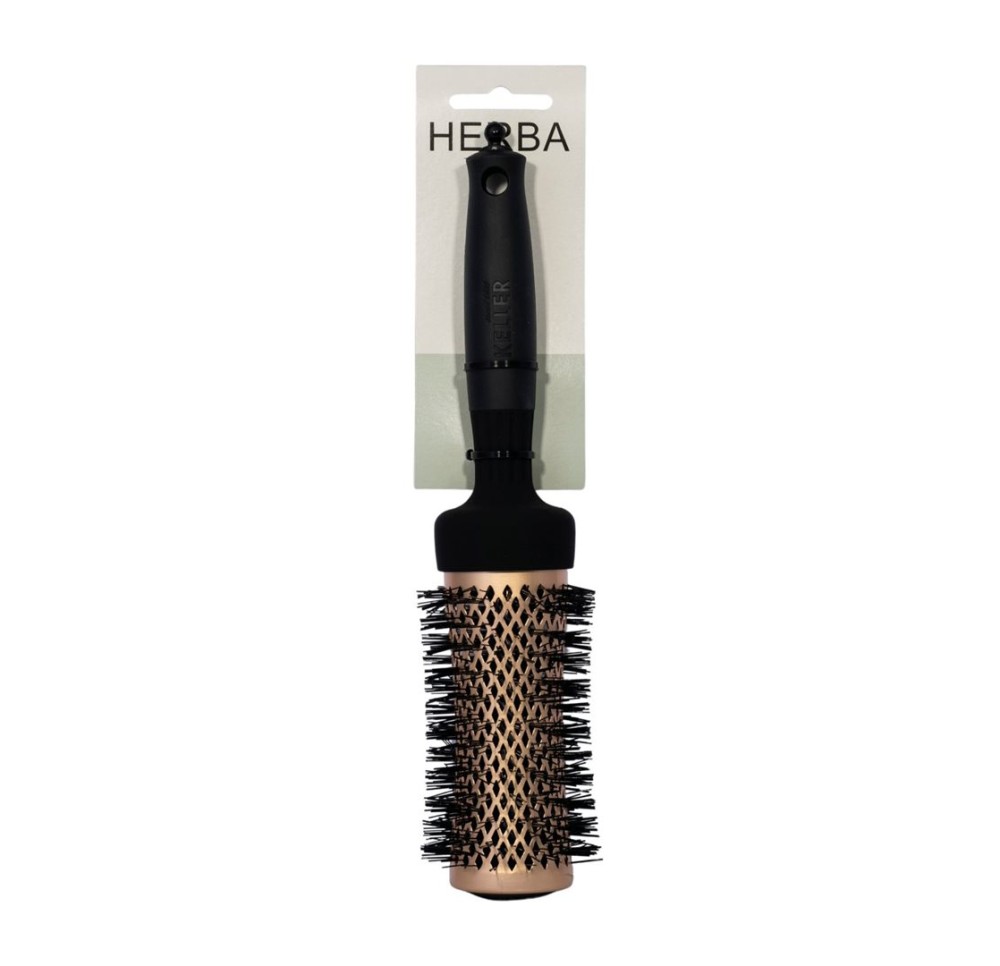 HERBA brosse ronde Ø43/58mm céramique et tourmali
