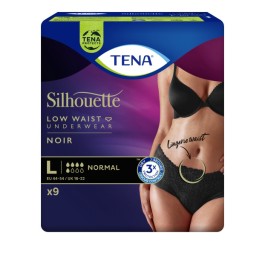 TENA Silhouette Normal L noir 9 pce