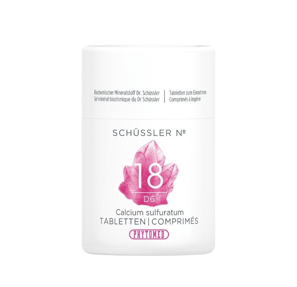 PHYTOMED SCHÜSSLER No18 calc sulf cpr 6 D 100 g