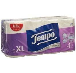 TEMPO papier toilette Premium 4plis 120feu 16 pce