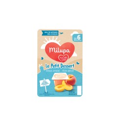 MILUPA le Petit Dessert pêche abricot 6 x 55 g