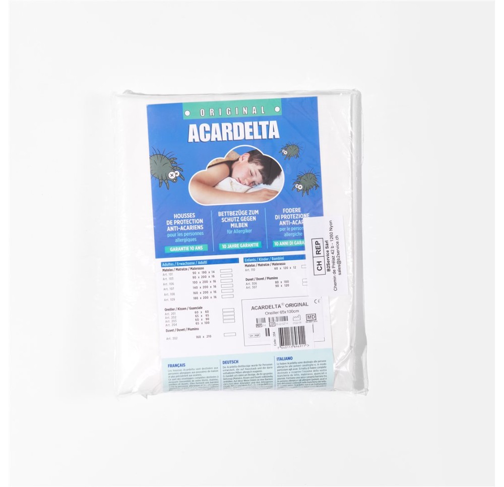 ACARDELTA Original prot oreiller acariens 65x100cm ACARDELTA Original prot oreiller acariens 65x100cm