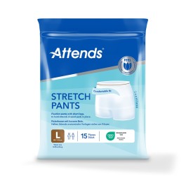 ATTENDS STRETCHPANT slip filet L 15 pce
