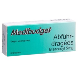 MEDIBUDGET dragée laxative bisacodyl 5 mg 30 pce