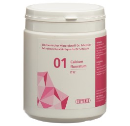 PHYTOMED SCHÜSSLER No1 calc fluor cpr 12 D 500 g