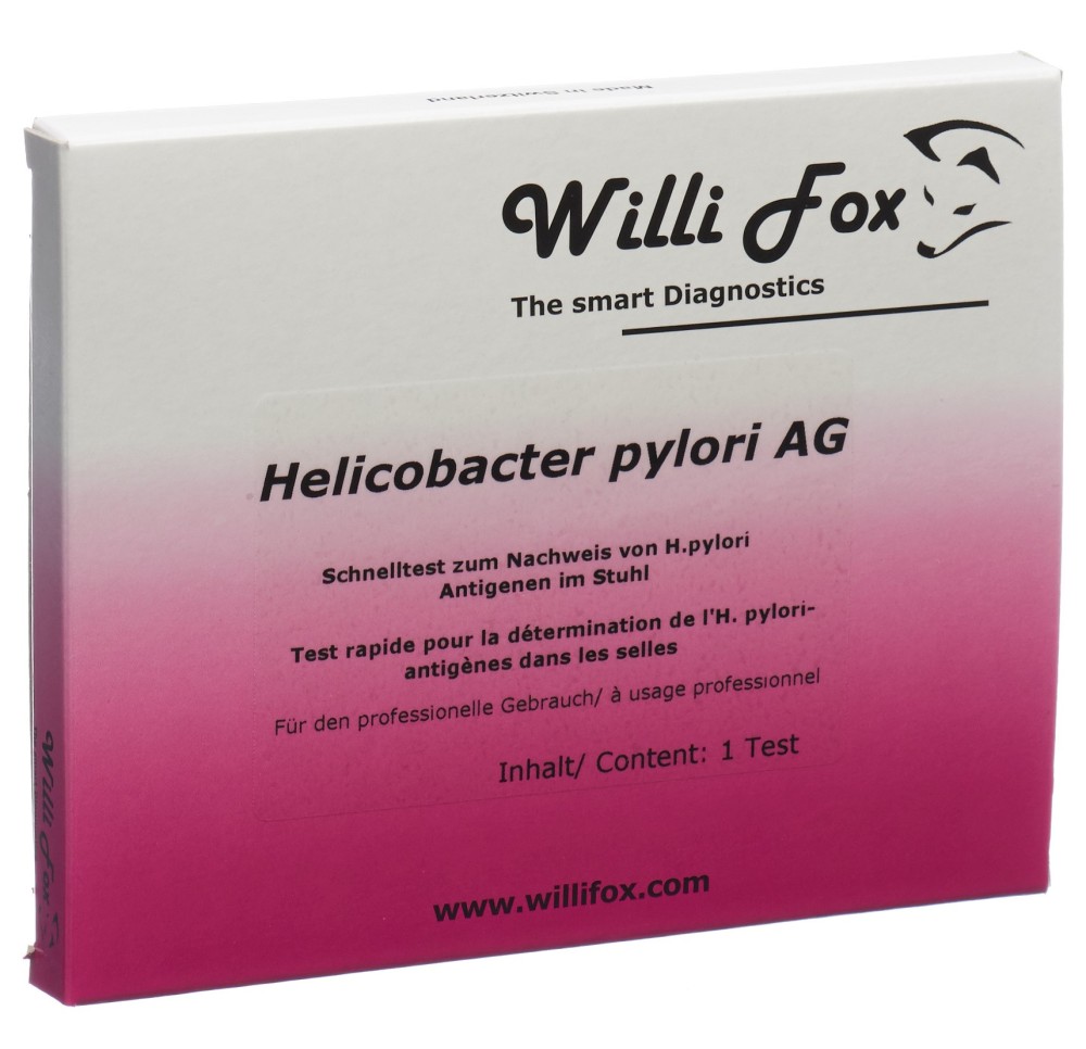 WILLI FOX helicobater pylori test selles