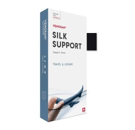 VENOSAN SILK a-d support socks S black 1 paire