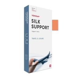 VENOSAN SILK a-d support socks M apricot 1 paire