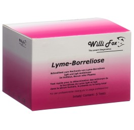 WILLI FOX test rapide lyme-borreliose 5 pce