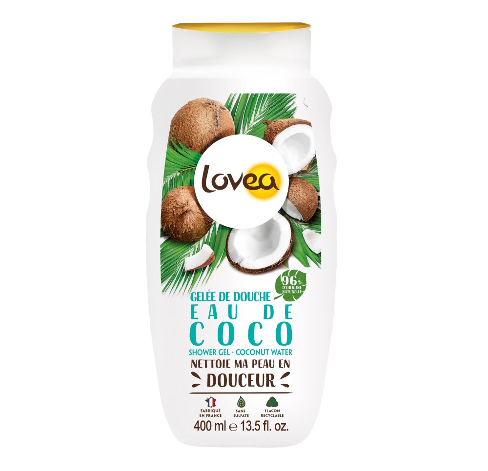 LOVEA Gel douche Eau de Coco 400 ml LOVEA Gel douche Eau de Coco 400 ml