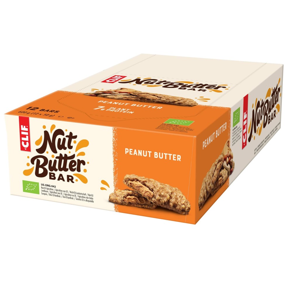 CLIF BAR Peanut Butter gefüllt 12 x 50 g