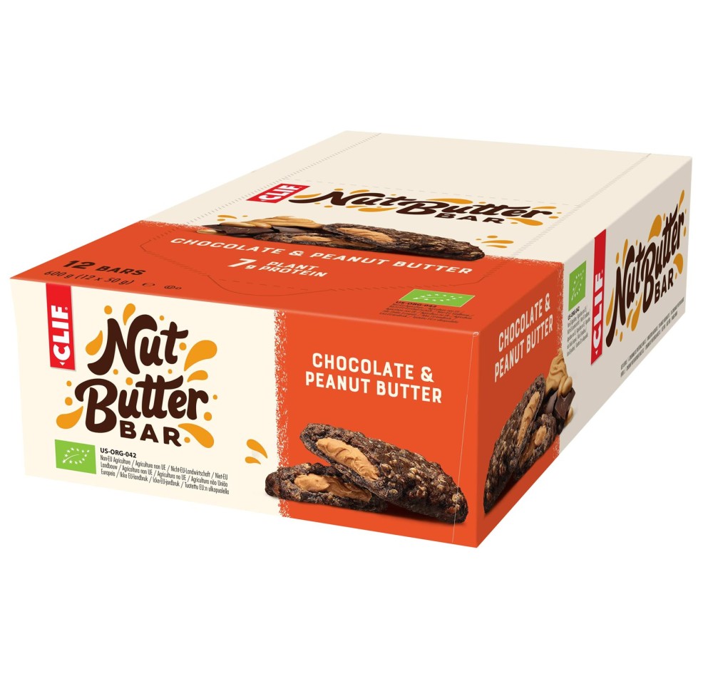 CLIF BAR Choco Peanut Butt gefüllt 12 x 50 g
