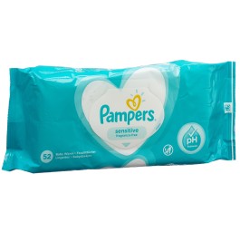 PAMPERS lingettes humides Sensitive 52 pce