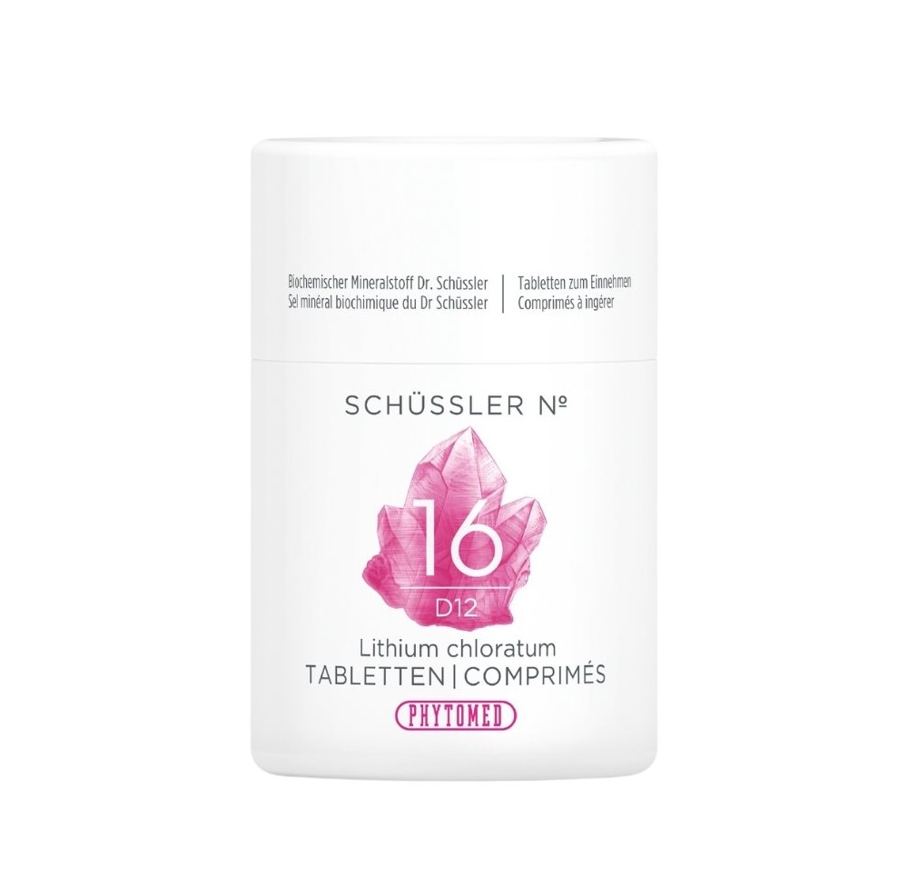 PHYTOMED SCHÜSSLER No16 lit chlor cpr 12 D 100 g