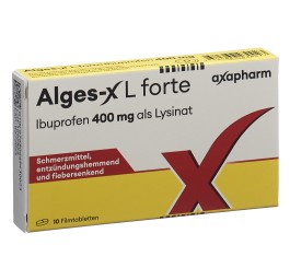 ALGES-X L forte cpr pell 400 mg 10 pce