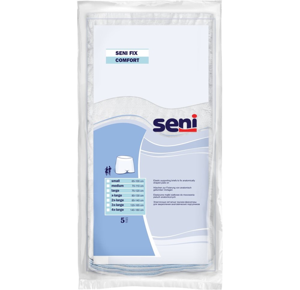 SENI Fix Comfort slip de maintien XXXXL 20 x 5 pce