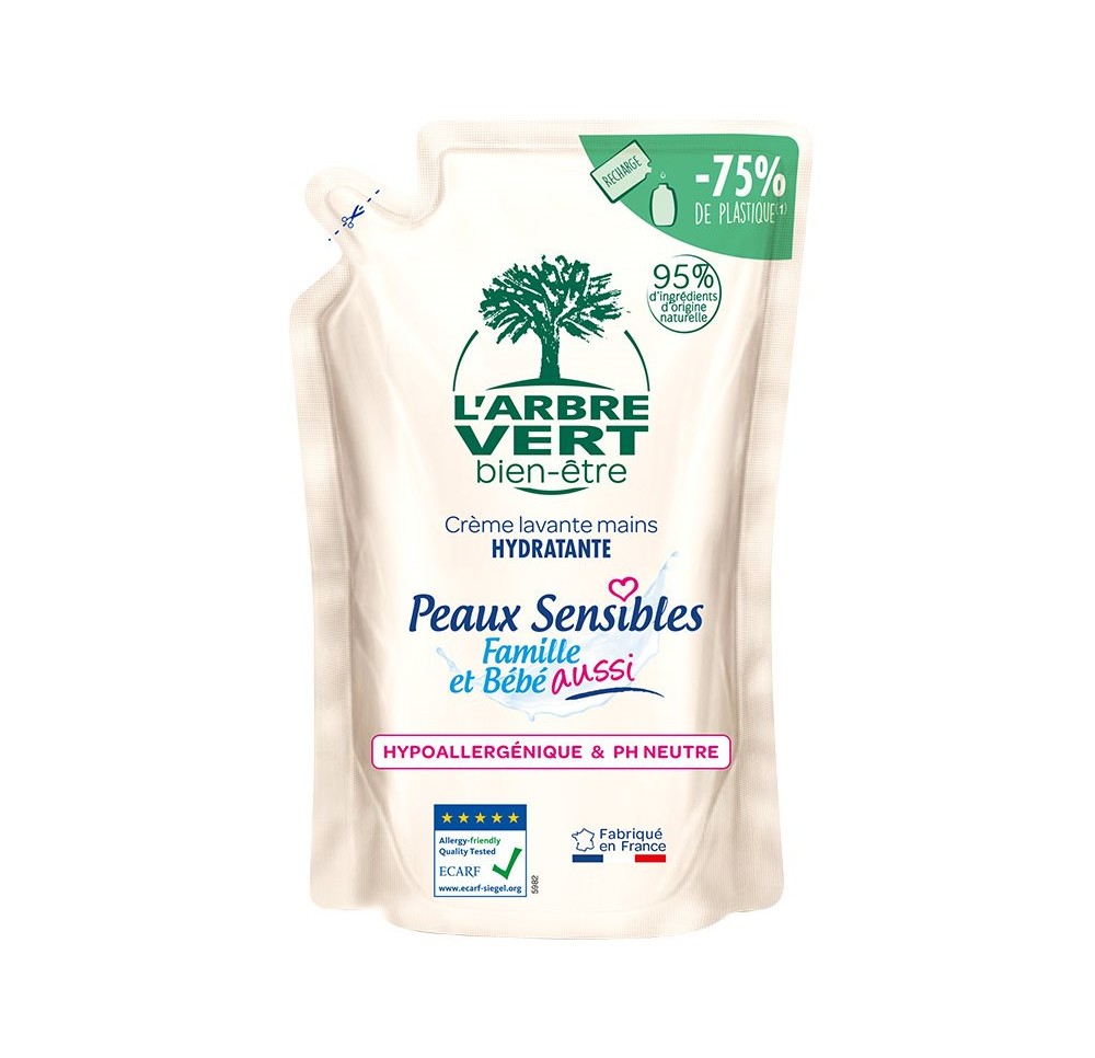 L'ARBRE VERT savon liquide Sens Skin rech f 300 ml