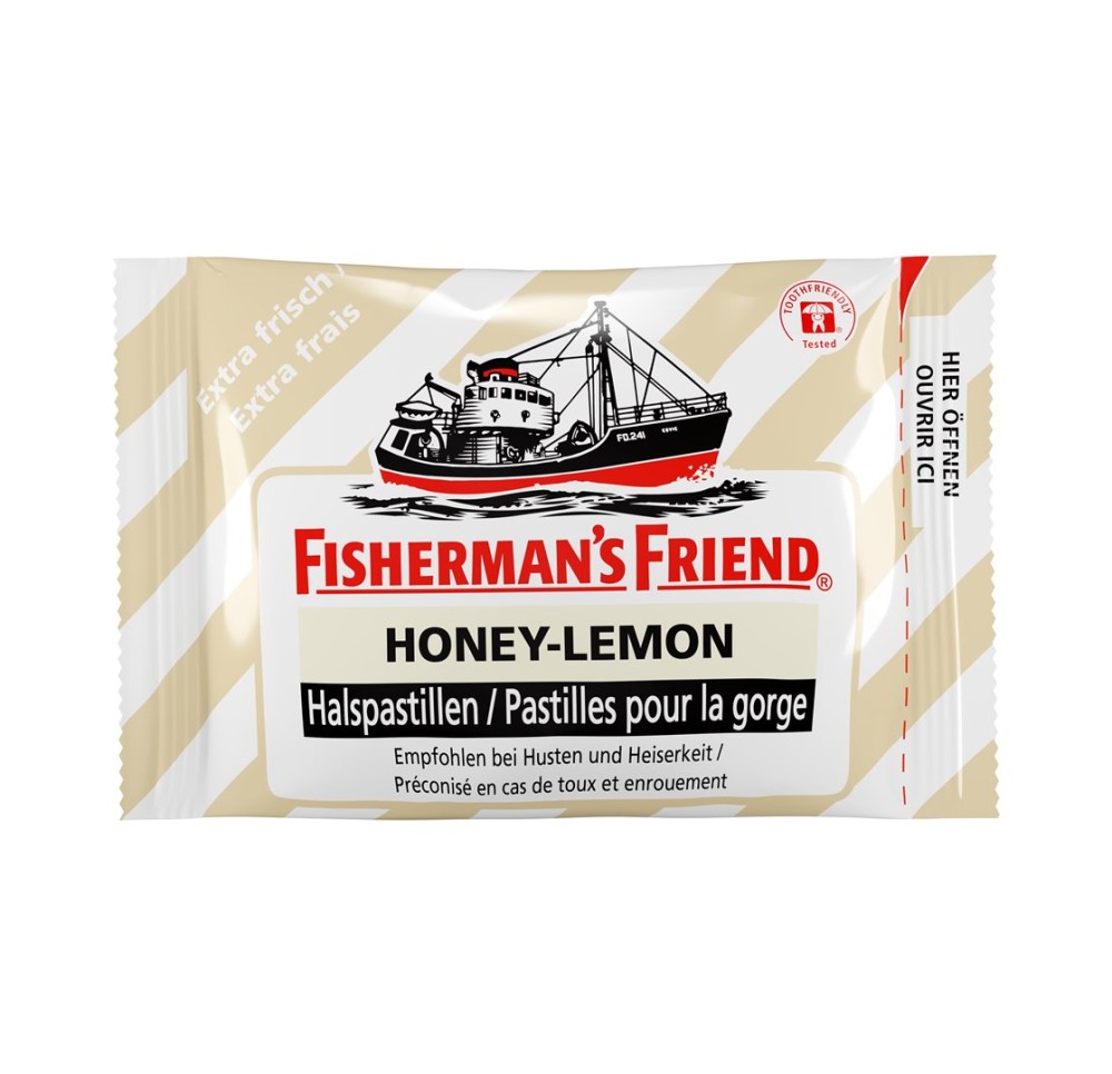 FISHERMAN'S FRIEND miel-citron s suc sach 25 g FISHERMAN'S FRIEND miel-citron s suc sach 25 g