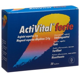 ACTIVITAL forte pdr eff orange limette sach 20 pce