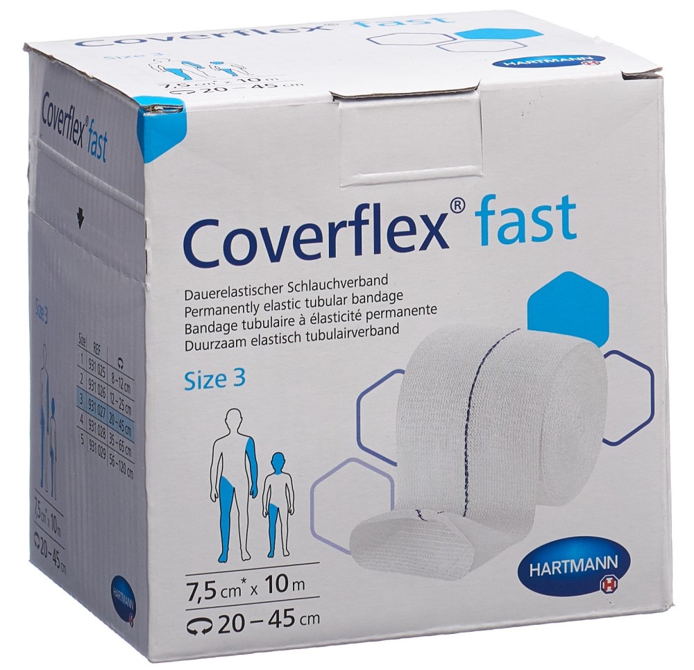 COVERFLEX fast Gr3 10mx7.5cm bleu