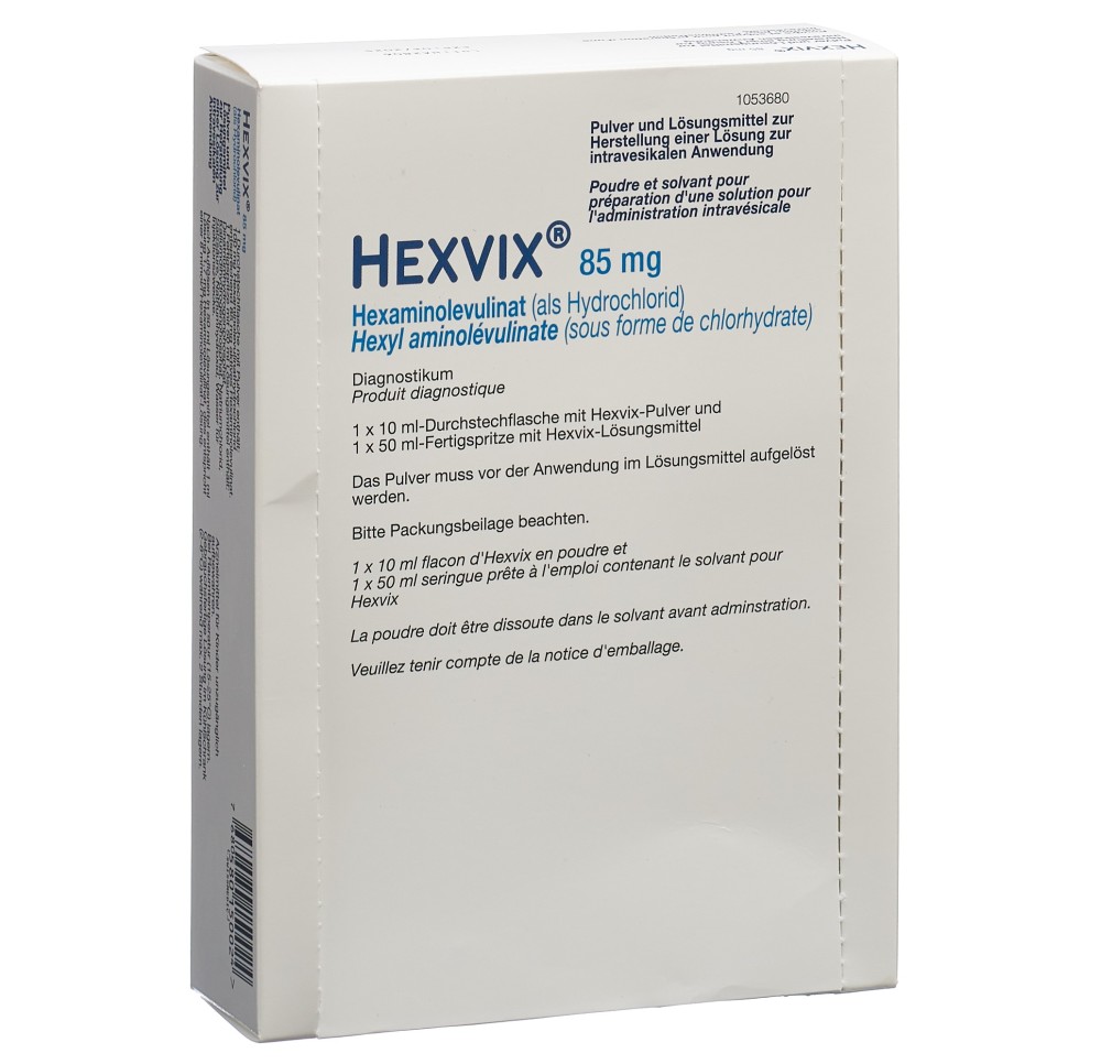 HEXVIX subst sèche 85 mg c solv 50ml ser pré