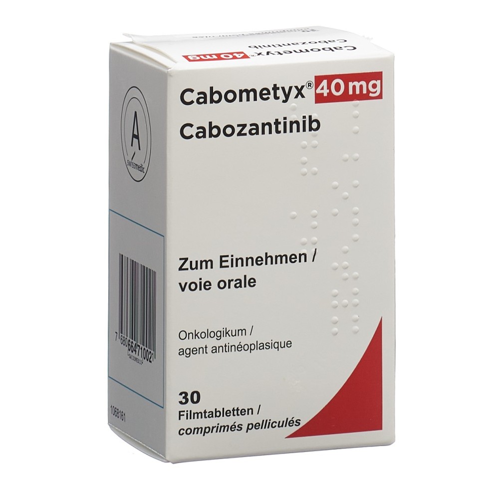 CABOMETYX cpr pell 40 mg bte 30 pce CABOMETYX cpr pell 40 mg bte 30 pce
