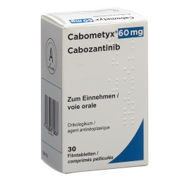 CABOMETYX cpr pell 60 mg bte 30 pce