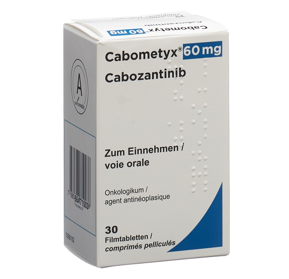 CABOMETYX cpr pell 60 mg bte 30 pce CABOMETYX cpr pell 60 mg bte 30 pce
