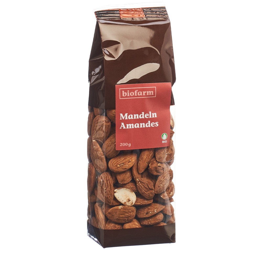 BIOFARM amandes bourgeon sach 200 g BIOFARM amandes bourgeon sach 200 g