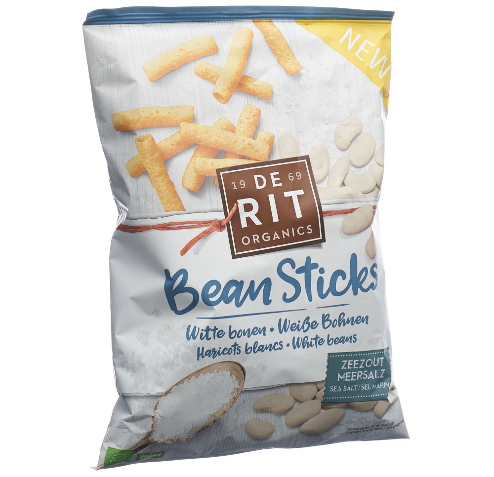 DE RIT Bâtonnets de haricots sel de mer sach 75 g