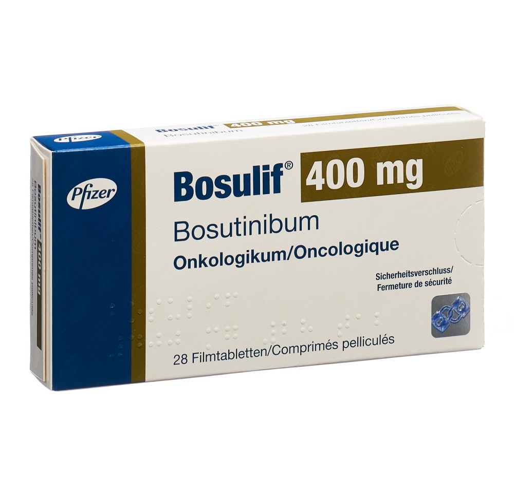 BOSULIF cpr pell 400 mg 28 pce BOSULIF cpr pell 400 mg 28 pce