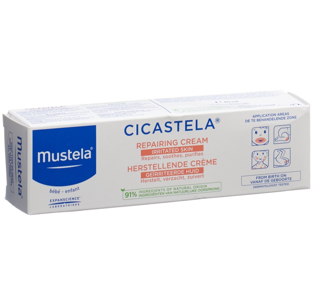 MUSTELA Cicastela crème réparatrice 40 ml MUSTELA Cicastela crème réparatrice 40 ml