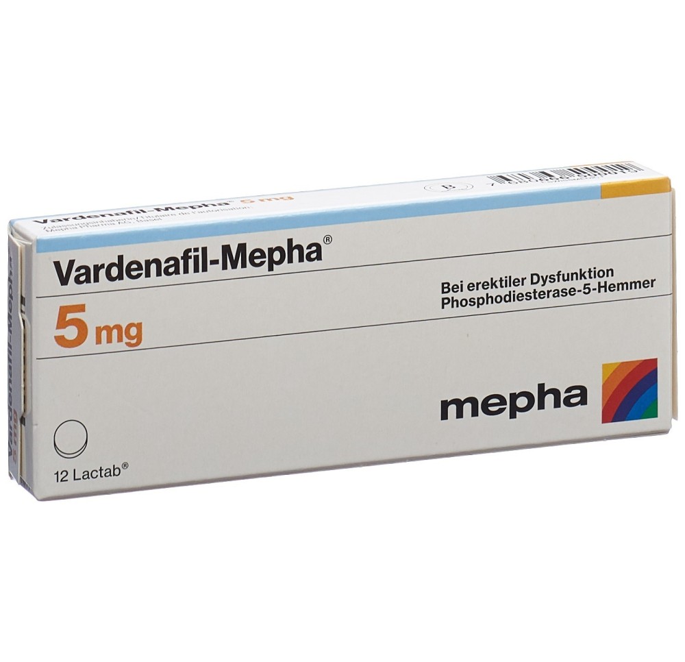 VARDENAFIL Mepha Lactab 5 mg 12 pce
