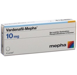 VARDENAFIL Mepha Lactab 10 mg 4 pce