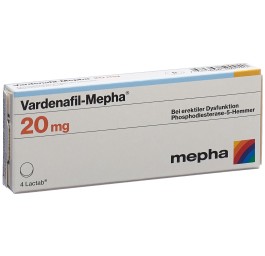 VARDENAFIL Mepha Lactab 20 mg 4 pce