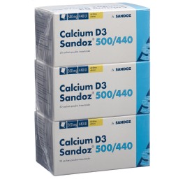 CALCIUM D3 Sandoz pdr 500/440 sach 90 pce